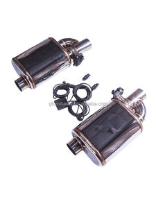 Versandfertig Paar Auto-Auspufftöpfe SS304 Edelstahl Anpassbare Valvetronic Auspufftöpfe mit Ventil - Product Image 6