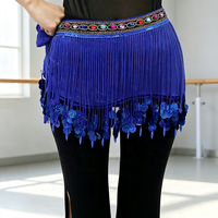 Jupe de danse orientale exotique pour femmes avec fente latérale, tenue de performance de danse latine, robe de scène, costume de carnaval
