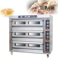 3 Decks 6 Bakplaten Commerciële Bakkerij Ontwerp Prijzen Investering Elektrische Bakkerij Keukenapparatuur Koekjes Cake Brood Pizza Gasoven