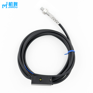 Jimou bằng sáng chế kích thước nhỏ tuôn ra cảm biến dịch chuyển laser điểm nhỏ ánh sáng nhìn thấy PNP NPN M4 Cảm biến laser đo khoảng cách - Product Image 5