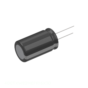 Condensador de canal del fabricante, de orificio pasante, de aluminio, 82uF 20% 400V, radial TH 82 uF 400TXW82MEFR16X30 - Product Image 1
