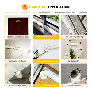 Mousse de polyuréthane écologique à faible coût d'investissement <span class=keywords><strong>pour</strong></span> l'étanchéité des espaces entre les plaques - Product Image 4