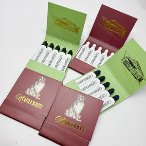 Cajas <span class=keywords><strong>de</strong></span> cerillas personalizadas creativas con diseño <span class=keywords><strong>de</strong></span> <span class=keywords><strong>libro</strong></span>, <span class=keywords><strong>de</strong></span> madera y papel, con temática <span class=keywords><strong>de</strong></span> gangsteres negros, personalizadas - Product Image 3