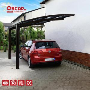 Cochera Portátil Desmontable Tipo S para Exteriores, Estacionamiento, Entrada de Vehículos, de Aluminio - Product Image 1