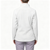 Veste décontractée en coton pour femme avec logo personnalisé, fermeture éclair, manches longues, légère, pour le printemps et l'automne, avec poches, couleur unie