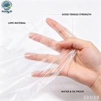Gants jetables en PE pour le nettoyage de la maison et de la cuisine, de qualité alimentaire, imperméables, en plastique, pour la manipulation des aliments et le nettoyage ménager