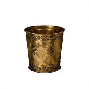 Poubelle de salle de bain antique, type sur pied, facilement transportable, antidérapante, de haute qualité, à vendre, accessoires de décoration pour la maison - Product Image 1