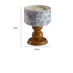 Bougie parfumée AIKUN Oem de luxe en cire de soja biologique, camélia français, tasse en céramique, bougie parfumée pour salon, chambre à coucher, bureau - Product Image 5