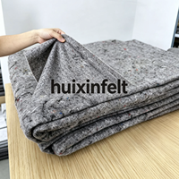 Feutre de protection pour peintre, absorbant, soluble dans l'eau, 100% polyester, enduit uni