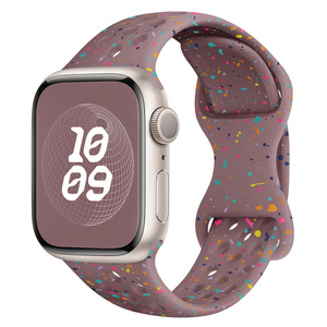 Cinturino in Silicone con Fibbia a Farfalla Arcobaleno a Pois Colorati per Apple Watch 10, Braccialetto Sportivo per Apple Ultra 8 7 6 5 4 <span class=keywords><strong>3</strong></span> 2 SE - Product Image 1
