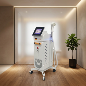 Vertical White 808nm Diode <b>Laser</b> Hair Removal Machine Cooling Handpiece for Beauty Salon Hair Removal - Product Image 1