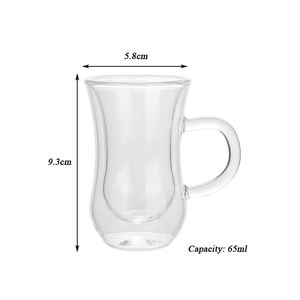 <span class=keywords><strong>Bicchieri</strong></span> <span class=keywords><strong>da</strong></span> tè Vintage per caffè turco tazze a doppia parete isolanti spesse per bevande calde e fredde - Product Image 1