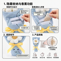 Peluches personnalisées OEM, bouquet de peluches apaisantes avec sachet aromatique intégré, poupée en peluche au design personnalisé, cadeau de marque