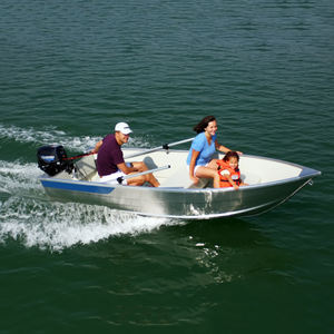 Imbarcazione <span class=keywords><strong>Waterplay</strong></span> in alluminio da 16 piedi con rastrelliera Wakeboard e traino multiuso barca a remi - Product Image 1