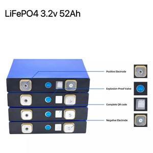 Batterie au lithium de haute qualité à prix d'usine UE 3.2V 52Ah 100Ah 280Ah 314Ah pour stockage d'énergie solaire au phosphate de fer et de lithium - Product Image 3