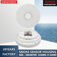 Détecteur de qualité de l'air multi-paramètres en matériau ABS, monté au plafond, IP54, durable, installation facile, boîtier de jonction