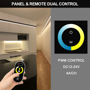 Contrôleur de bande LED RVB 3 canaux 12V-24VDC Télécommande sans fil Portée de 30 m Variateur de couleur 216W/432W Charge maximale - Product Image 3