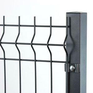 سياج منحني ثلاثي الأبعاد مخصص سهل التجميع، شبكة سلكية ملحومة ومنحنية ثلاثية الأبعاد مطلية بالـ PVC لسياج الحدائق - Product Image 6