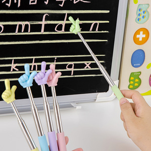 Telescopische Leerkrachten <span class=keywords><strong>Pointer</strong></span> Speelgoed Uitschuifbare Handwijzer Speelgoed Schattige Intrekbare Metalen Stok Voor Kinderen Leerkrachten Verbeteren Lezen - Product Image 2