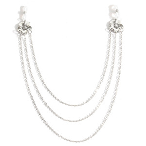 Chaîne de tétons pour femmes sans perçage, avec pampilles fleuries, anneaux de tétons, bijoux de corps sexy, piercing de tétons, bijoux de poitrine pour adultes, érotique - Product Image 6