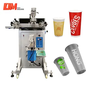 Silk Screen Bottle Paper Cup Printing Machine Auto Cups Printing Machine Printing On Mugs