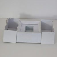Plateau de présentation de luxe sur mesure haut de gamme en carton rigide écologique avec fermeture magnétique, en matériaux recyclés, pour sérum de soin de la peau