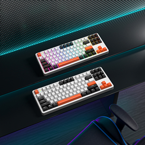Teclado Mecánico Gamer de 87 Teclas, 75% 80%, Retroiluminación LED RGB, Ergonómico, Mini, con Cable - Product Image 1