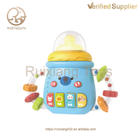 Jeux d'activités Montessori, jouets éducatifs, hochet, biberon musical en plastique pour bébé