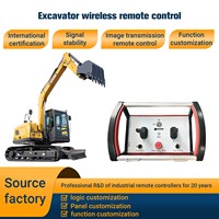 hydraulique joystick vanne directionnelle 4 leviers camion grue radio kits de télécommande intelligents