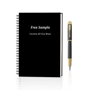 Father's Day Gifts Eco Friendly Loose <b>Leaf</b> Writing Chocolate Fur Spiral A4 Bamboo Notebooks Sets Recycle Paper With Logo Custom - Product Image 3