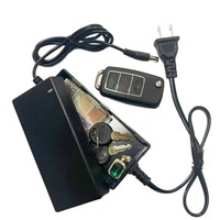 Adaptateur secteur/transformateur AC/DC pour chargeur de voiture, lecteur MP3, ordinateur de bureau, coffre-fort portable dissimulé, espace de rangement plus grand, coffres-forts de diversion