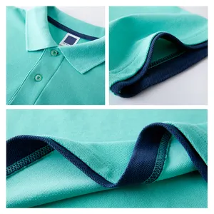 Golf Shirt Polo T Shirt Für Männer Polo Kurzarm Polo Shirt Türkis Blau