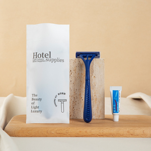 Set di cortesia per <span class=keywords><strong>hotel</strong></span> con logo personalizzato, articoli da toeletta usa e getta, prodotti igienici ecologici all'ingrosso, prodotti igienici da viaggio per camere d'albergo - Product Image 4