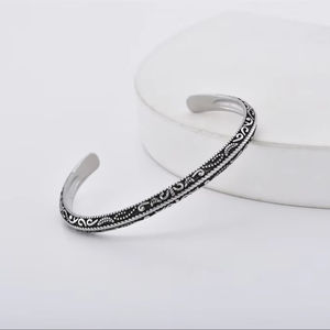 Joyería de moda de Plata de Ley 925, brazaletes de Boutique de plata celestial - Product Image 2