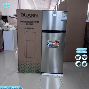 <span class=keywords><strong>En</strong></span> stock, réfrigérateur à double porte de 138 L, réfrigérateur-<span class=keywords><strong>congélateur</strong></span> pour usage domestique avec serrure, réfrigérateur à économie d'énergie, électroménager - Product Image 2