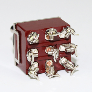 3pdt ON-OFF-on khóa chốt chuyển đổi chuyển đổi 3 vị trí 3 cách chuyển đổi chuyển đổi 30A 12VDC;15A 250VAC;20A 125VAC;10A 380VAC - Product Image 4