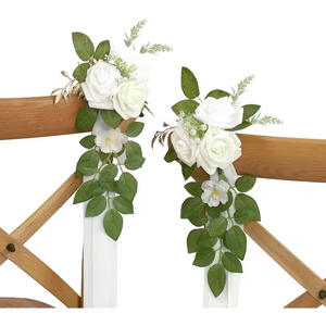Ramos de Flores Artificiales Estilo Nórdico LANJO para Decoración de Sillas en Bodas al Aire Libre, Flores Frescas de Bosque, Directo de Fábrica - Product Image 6