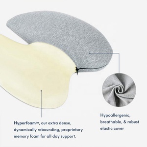 <strong>Extra</strong> Dense Lumbar <strong>Pillow</strong> Patented Ergonomic Multi-Region <strong>Firm</strong> Back Support for Lower Back Pain Relief Lumbar Support Cushion - Product Image 4