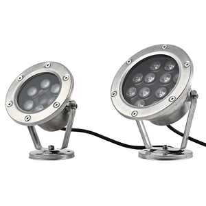 Projecteur LED Submersible IP68 en Acier Inoxydable pour Piscine, Extérieur, Couleurs RGB/RGBW, Télécommande pour Bassin, Jardin Aquatique - Product Image 4