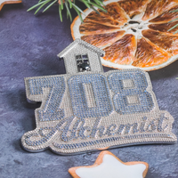 Pendentif personnalisé Hip Hop en argent massif 925 avec moissanite noire et aigue-marine, chiffres et lettres, 3,5 pouces, pour hommes, avec chaînes cubaines de 16 mm