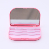Großhandel Custom Logo Leere Wimpern Verpackungs box Recyceltes Material Streifen Wimpern Falsche Wimpern Aufbewahrung boxen
