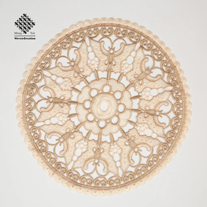 Hotsale Polyester ren placemats sang trọng Vinyl placemats cho bàn ăn cho nhà trang trí đám cưới - Product Image 1