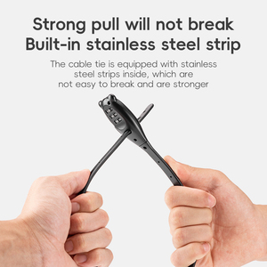ROCKBROS Cadenas à câble portable avec <span class=keywords><strong>code</strong></span> à trois chiffres pour vélo, attache-câble à combinaison - Product Image 3