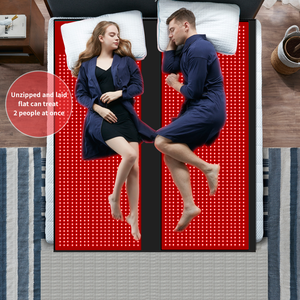Tratamiento de cuerpo completo de gran tamaño Sleeping <span class=keywords><strong>Bad</strong></span> 660NM 850NM Near Infrared LED Red Light Therapy Bed - Product Image 1