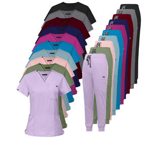 Conjunto de uniforme de enfermera transpirable de alta calidad para mujer, uniforme médico de hospital, diseño de pantalones - Product Image 4