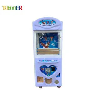 Plastic Catching Doll Mini Crane Toy Coin Operated Game Vending Claw Machine With Music Light