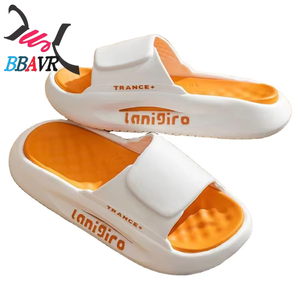 Sandalias de Plataforma para Verano, Calzado Casual Antideslizante, Moderno, para Exteriores, con Suela Suave, Chanclas para Parejas, Masajeadoras e Impermeables - Product Image 1