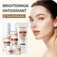 Boîte hydratante de fermentation de riz de marque privée ensemble de 5 pièces blanchissant hydratant contrôle de l'huile MOOYAM ensemble de soins de la peau du visage