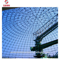 Services de soudage et de découpe de structures en acier préfabriquées à grande portée pour hangar à charbon, entrepôt, centrale électrique au charbon