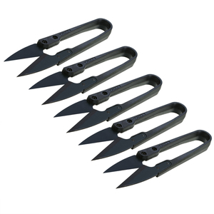 4 "đen mini thép không gỉ Cutter chủ đề may kéo vườn cắt tỉa kéo thợ may kéo cho may crafting nghệ thuật - Product Image 1